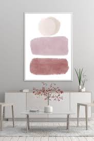 Minimalist Art Print In Mauve And Beige Geometric Wall Art Etsy In 2020 Minimalist Art Print Minimalist Art Geometric Wall Art
