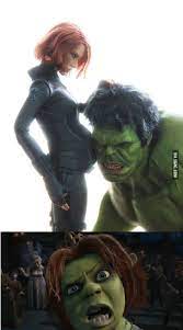 Black widow and hulk have always had an interesting relationship. Blackwidow Hulk Black Widow And Hulk Marvel Marvel Funny