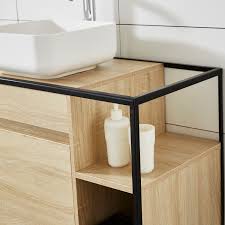 Update your kitchen with our selection of kitchen cabinets from menards. New Design Matt Black Metal Frame Industry Style Modern Bathroom Cabinet With Basin Vanity Set Buy 2020 Canton Fair Bathroom Cabinet Colors 2020 Supplier Bathroom Factory Manufacture Product On Entop Home Decor