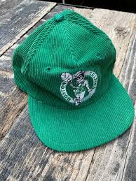 New era offers a wide selection of celtics caps & apparel for every boston fan! Nba Boston Celtics Corduroy Snapback Hat As Is Boardwalk Vintage