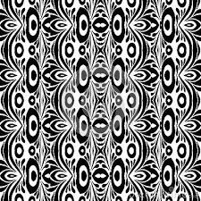 Black And White Floral Pattern Vector Beautiful Background Of Seamless Floral Patten Abstract Retro Geometric Seamless Pattern Vector Vector Seamless Geometric Beautiful Backgrounds Pattern Design