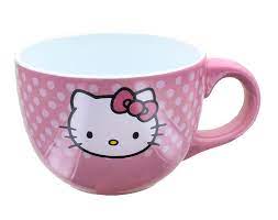Hello Kitty 24oz Ceramic Soup Mug Walmart Com