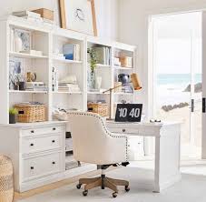 Nautical home offices in navy and white are super actual for men they look timelessly stylish. Coastal Beach Style Home Office Design Ideas Shop The Look Coastal Decor Ideas Interior Design Diy Shopping