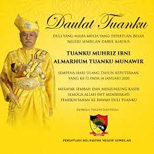 Lagu kebesaran negeri sembilan darul khusus berkatlah yang dipertuan besar negeri sembilan. Negeri Sembilan Fa On Twitter Dan Selamat Kepada Duli Yang Maha Mulia Yang Di Pertuan Besar Negeri Sembilan Darul Khusus Tuanku Muhriz Ibni Almarhum Tuanku Munawir Sempena Hari Keputeraan Baginda Yang Ke 72 Pada