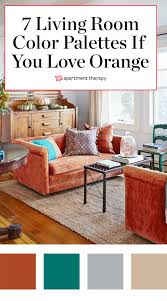 Orange colors used in living rooms add autumnul grace to your space. Colors That Go With Orange How To Make Them Work Apartment Therapy