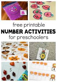 50 Free Preschool Printables For Early Childhood Classrooms Free Preschool Printables Early Childhood Education Classroom Number Activities Preschool