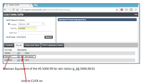 This includes the adoption of the customs tariff nomenclature under the international convention on the harmonized commodity description and coding customs initially adopted the harmonized system version 2012 (commonly referred to as hs2012). 3 1 Customs Info Database A Global Tariff Lookup Tool User Guide Privacy Shield