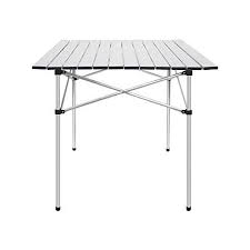 Deanurs Folding Tables Camping Roll Up Aluminum Portable Square Table For Outdoor Hiking Picnic 28 X 28 W Carry Bag In 2020 Folding Table Square Tables Camping Table