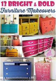 13 Bright And Bold Furniture Makeovers Domestic Superhero Furniture Makeover Furniture Diy Redo Furniture