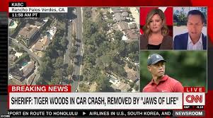 Golf superstar tiger woods has been injured in a serious car accident outside los angeles, calif. Cnn Anchor Wasn T Surprised By Tiger Woods Crash Because Painkillers Are Part Of His Life Newsopener