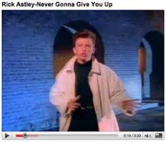 Rickrolling Wikipedia