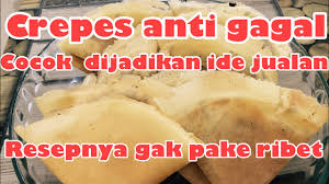 Baru olesi bagian atasnya dengan. Resep Crepes Teflon Anti Gagal Caranya Mudah Youtube