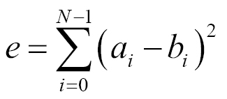 Finding the sum of squares for just a few cells. Calculating The Error Sum Of Two Vectors C 17 Stl Cookbook