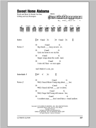Check spelling or type a new query. Sweet Home Alabama By Lynyrd Skynyrd Guitar Chords Lyrics Guitar Instructor