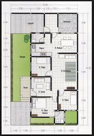5+ denah rumah minimalis 5 kamar tidur type 56. Denah Rumah 3 Kamar Ukuran 6x12 3d Content