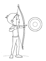 Boy Targets An Arrow Coloring Page Download Free Boy Targets An Arrow Coloring Page For Kids Coloring Pages Coloring Pages Inspirational Candy Coloring Pages