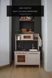 Finally, how about something for the kids! Modern Play Kitchen Ikea Duktig Hack Brepurposed