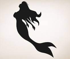 Ariel Mermaid Silhouette Png Google Search Little Mermaid Silhouette Mermaid Silhouette Decal Wall Art