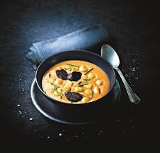 Bisque De Homard Aux Petoncles Et Au Boudin Noir Bisque De Homard Alimentation Boudin Noir