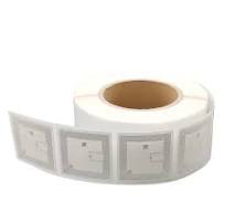 Etiqueta/Etiqueta Adhesiva/Etiqueta RFID HF en Blanco para Libros de  Biblioteca ISO/IEC 15693 ICODE SLIX de 50*50 mm con Respaldo Adhesivo