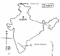 Interactive maps at delhi airport serves as an easy guide to access various locations in the airport. Answer The Following Questions In About Eight To Ten Sentences Draw An Outline Map Of India And Mark The Following A Indira Col B River Kaveri C Delhi