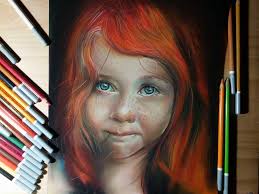 I was going to try a landscape this time, but didn't quite make it! Soft  pastel and CarbOthello