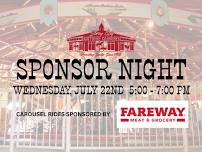 Wednesday Sponsor Night Hosted by Fareway