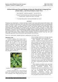 Jun 27, 2021 · manfaat daun pandan untuk kesehatan tubuh (website tribun) 1. Pdf Analisa Kandungan Senyawa Metabolit Sekunder Ekstrak Daun Ketepeng Cina Cassia Alata L Dari Bireum Bayeun Aceh Timur