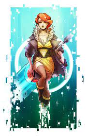 Transistor Red Are You There By Kaddson Nerd Art Creature Artwork Transistor Game
