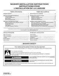 Maybe you would like to learn more about one of these? Whirlpool Wtw8500dc Washing Machine Installation Instructions