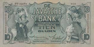Wie war das damals, mit dem euro? Die Tanzer Von Java Niederlandisch Indiens 10 Gulden Note Der Javasche Bank 1933 1939 Indonesien Niederlande Kolonien Geldscheine Niederlandisch Geld
