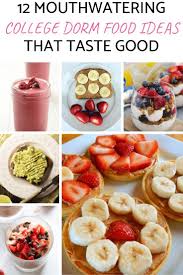 12 Mouthwatering College Breakfast Ideas Simply Allison College Dorm Food Healthy Sweet Snacks Dorm Food