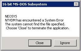Troubleshooting Neosys Generally Neosys Technical Support Wiki