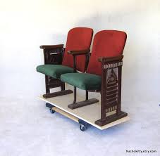 1920s Movie Theater Chairs Rko Silk Velvet Cast By Nachokitty 2750 00 Theater Chairs Movie Theater Chairs Movie Chairs