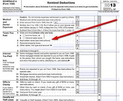 How To Deduct Property Taxes On Irs Tax Forms Irs Tax Forms Mortgage Interest Deduction