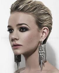 Short Hairstyles Short Haircut Slicked Back Hairstyle For Women Slicked Back Hair Short Hair Styles Blonde Weave