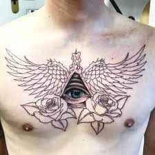 There's a dagger through the center and features cool engraving on the blade and on the handle. White Raven On Twitter Rodger Started This All Seeing Eye Tattoo Yesterday Whiteraventats Tattoo Tattoos