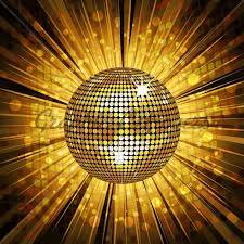 Gold Disco Ball And Mosaic Background Disco Background Disco Ball Disco