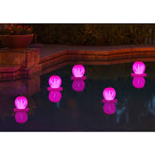 Poolmaster Floating Solar Swimming Pool Lantern 2 Pack In Pink 54502 The Home Depot Solar Lanterns Solar Hanging Lanterns Solar Pool Lights