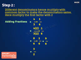 To add two fractions, you first need to make the the denominators the same. How To Add Fractions Adding Fractions