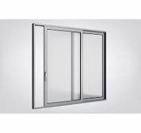NUOXIN Modern Horizontal Double Glazed Aluminum Alloy 3-Track Sliding  Window with Stainless Steel Screen and Louver Design