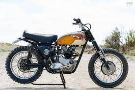 Hello Engine Shows How To Build A Triumph Desert Sled Desert Sled Triumph Sled