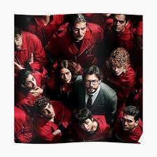 Although they've saved lisbon, the professor is stuck in a sticky situation with sierra, and, this time, has no plan to get out. Money Heist Posters Redbubble