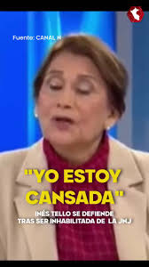 Inés Tello defiende derechos tras inhabilitación del Congreso