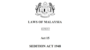 Search for court judgments, legal cases and legislation. Malaysia Repeal The Sedition Act Article 19