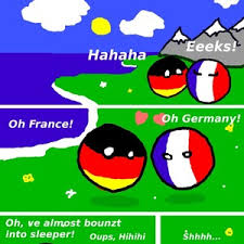 Germany vs france (1940) tom and jerry. Germany And France By Countryballs Meme Center