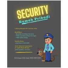 Lowongan ini diperuntukan bagi lulusan s1. Lowongan Kerja Security Rumah Pribadi Di Solo Info Loker Solo