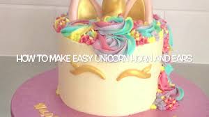 You can even use this as a party activity and allow the children to bring their headbands home. How To Make Easy Unicorn Horn And Ears Youtube