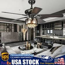 52 led bronze ceiling fan with light kit farmhouse decor rustic lamp indoor. Bronze Rustic Primitive Led Ceiling Fans For Sale In Stock Ebay