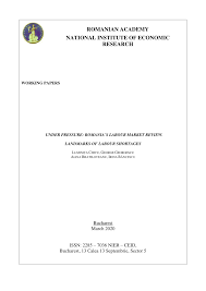 1,006 likes · 26 talking about this. Pdf Romanian Academy National Institute Of Economic Research Working Papers Under Pressure Romania S Labour Market Review Landmarks Of Labour Shortages
